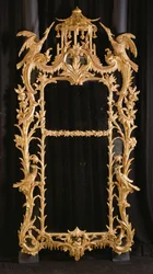 Miroir sculpté, c.1760 (bois doré)